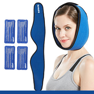 Fascia con Pacchetto di Gel per il Viso